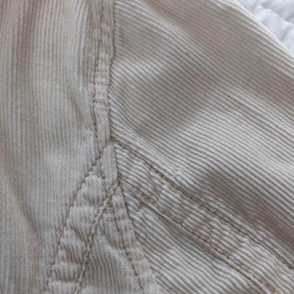 EUC Banana Republic Cream Cotton Corduroy Jacket - Picture 9 of 9